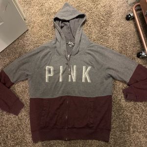 PINK Zip-Up Hoodie